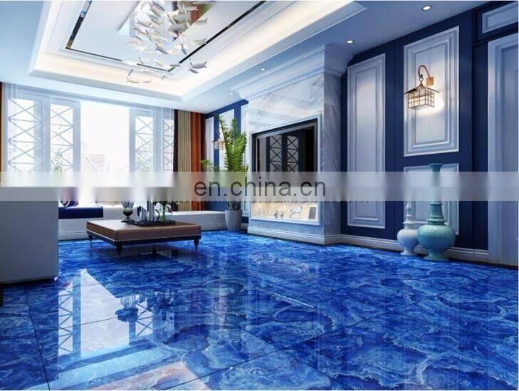Wholesale Blue Veins Egyptian Artificial Marble Floor Tiles