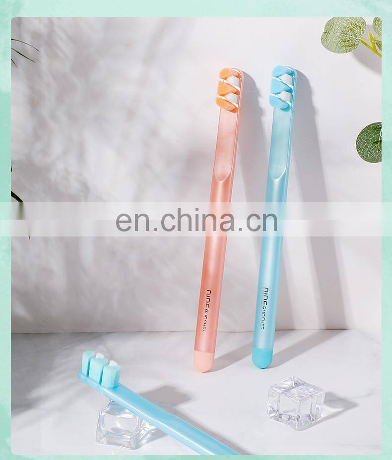ECO Extra Soft Toothbrush Ultra Soft-bristled Teeth brush Micro-nano 20000 Floss Bristle Good Cleaning Effect for Sensitive Teet