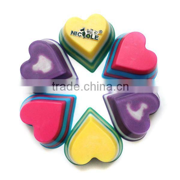 Nicole heart shape silicone jelly Pudding molds