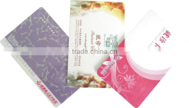 PVC RFID card with TK4100 chip