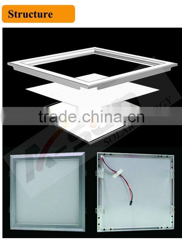 6000K square flat led panel with 3 years warranty