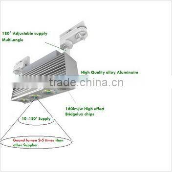 high bright ETL UL listed 40w led track light for commercial usage