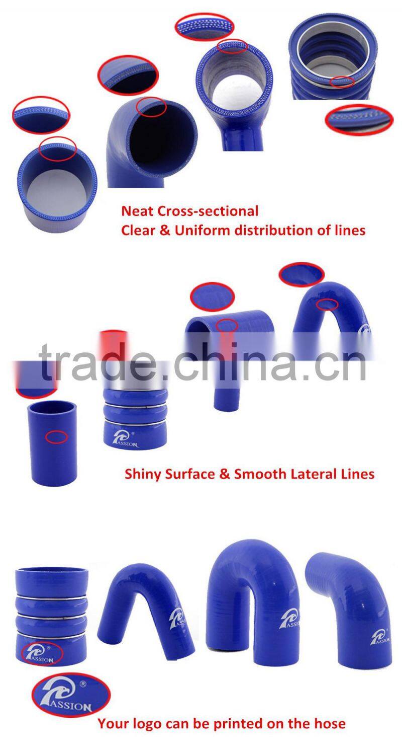 3.5" 89mm 90 Degree Elbow Silicone Hose Pipe Turbo Intake