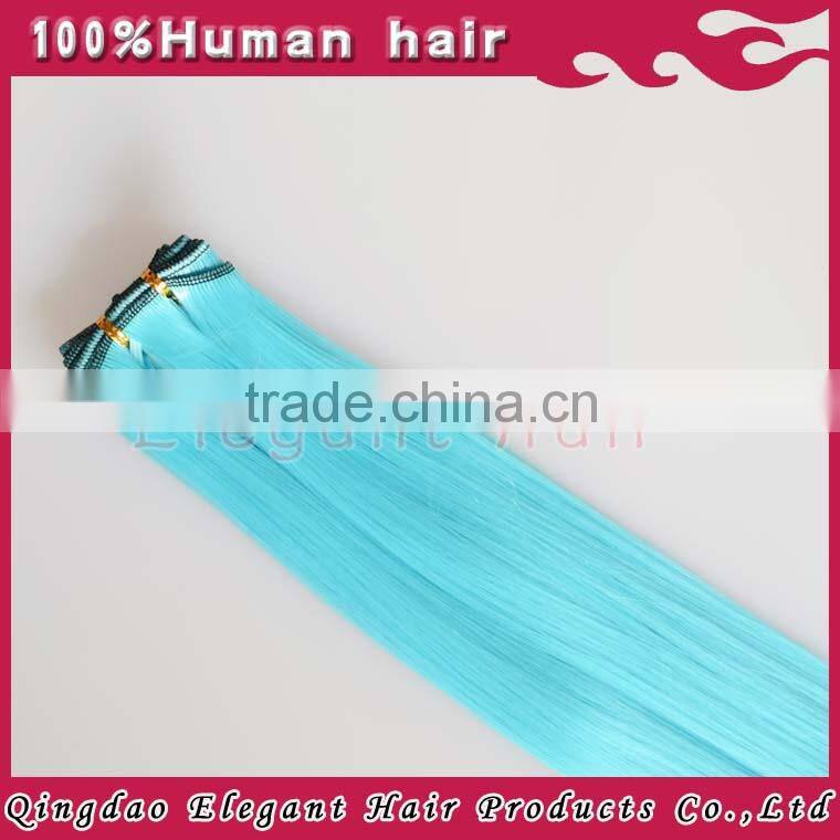 Qingdao hair factory wholesale Chinese synthetic hair weft