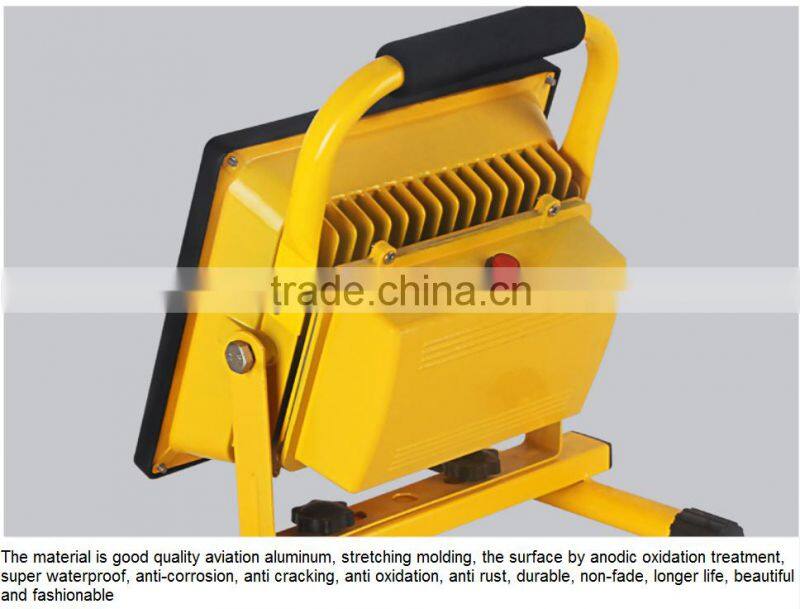 10W 20W 30W 50W cob rehcargeable & portable 20w LED flood light