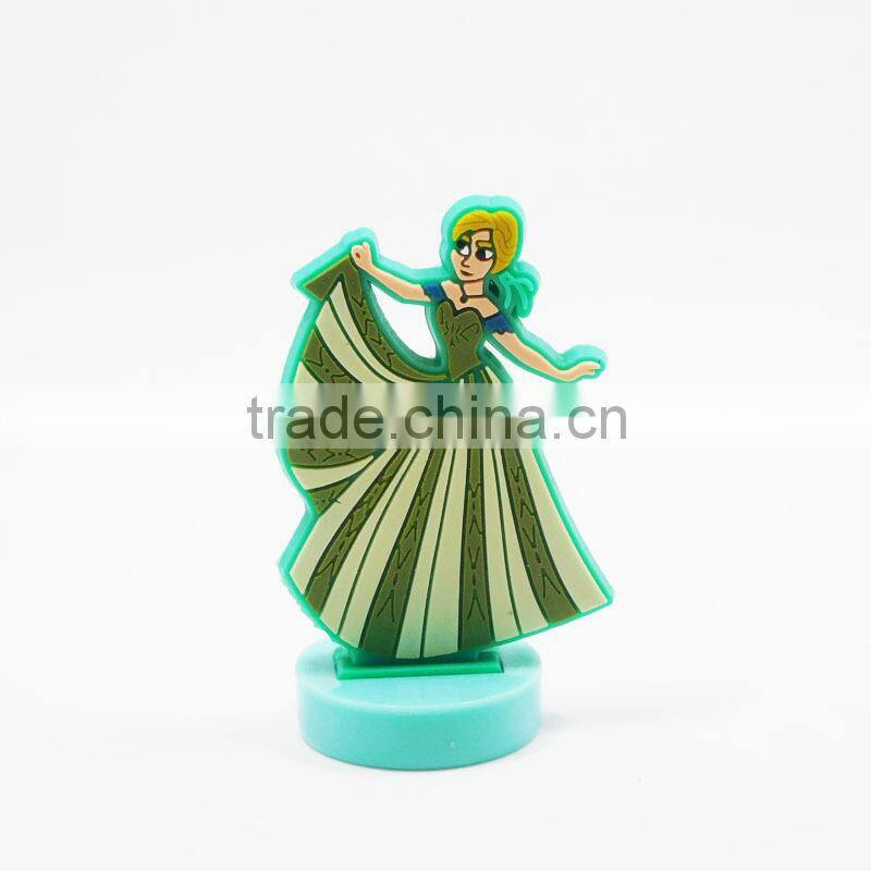Cartoon Fairy Figure Silicone Plastic Action Figures Marvel Dancing Figures Silicone Cartoon Rubber Stamp