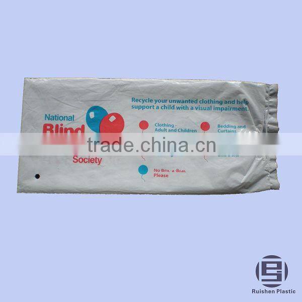 NBCS Biodegradable PE Plastic Charity Bag With Printing For Collection