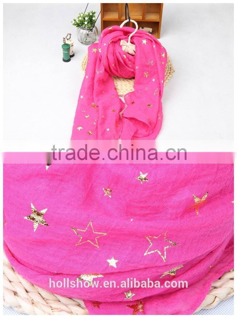 Wholesale Europe America Fashion Popular Cotton Polyster Mixed Kids Boys Girls Winter Scarf