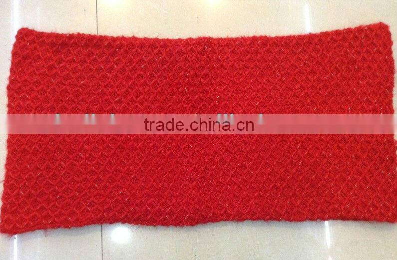 Fashion Shine Silver Women Wool Knitting Neck Warmer