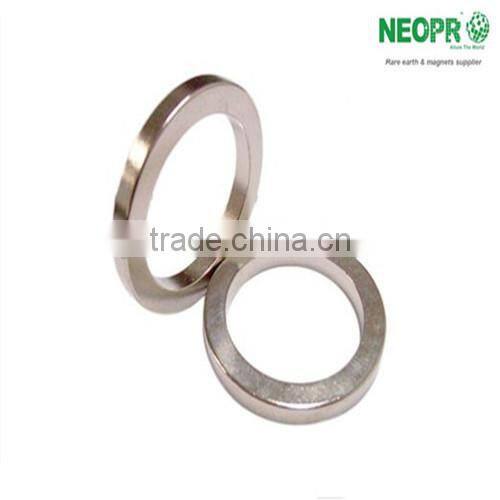 neodymium nickel coating permanent ring magnet