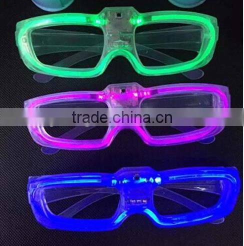 Funny Eyeglasses with Blinking Led Light Up Flashing Carnival Costumes Cosplay Accessories Fun Gifts disco