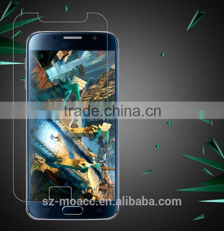 China Wholesale HD clear tempered glass screen protector for Samsung Galaxy S6