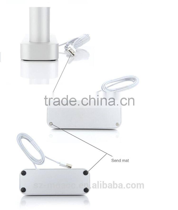 High quality for apple watch stand aluminum with stand battery charger for iPhone 5/6/6plus
