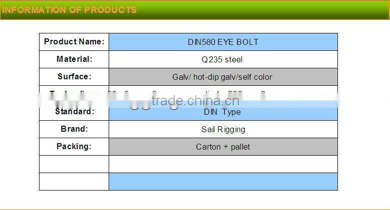 2014 Best Sale high quality eye screw with ring
