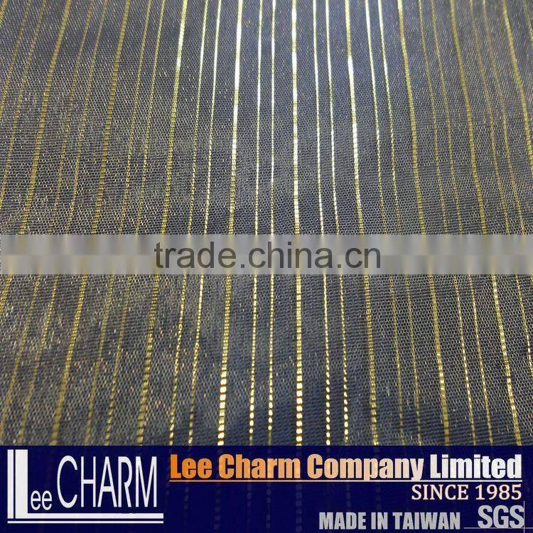 Glitter African Organza Roll Nylon Curtain Fabric