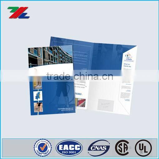 Full color printing brochure, gloss brochure
