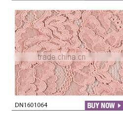 wholesale best sale cheap high quality pink cord organic cotton lace fabric buy online