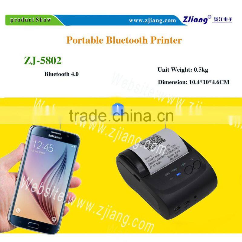 58mm bluetooth printer with free SDK android system