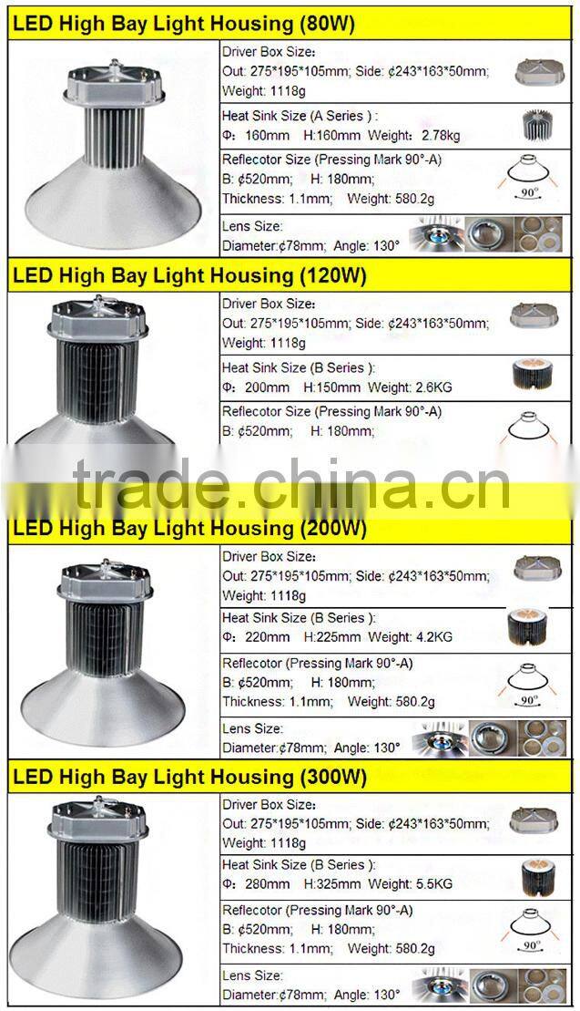 Freecom led high bay light accessories aluminum alloy 200W A-9 for factories,mining,petroleum,chemical,smelting,explosive place