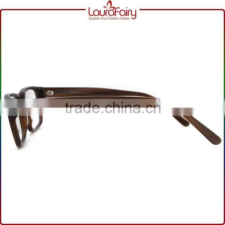 Laura Fairy Hot Selling Fashion Model Brown Acetate Optical Frames In Wholesale