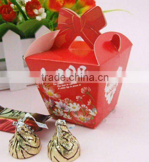 Custom fancy wedding paper box