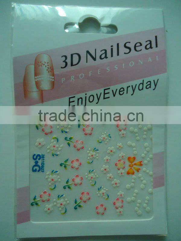 2012 3D Nail Art Sticker