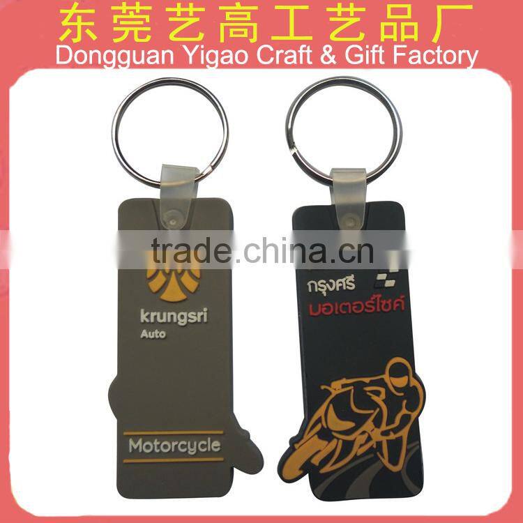 Soft PVC personalized name keychains for premium gifts