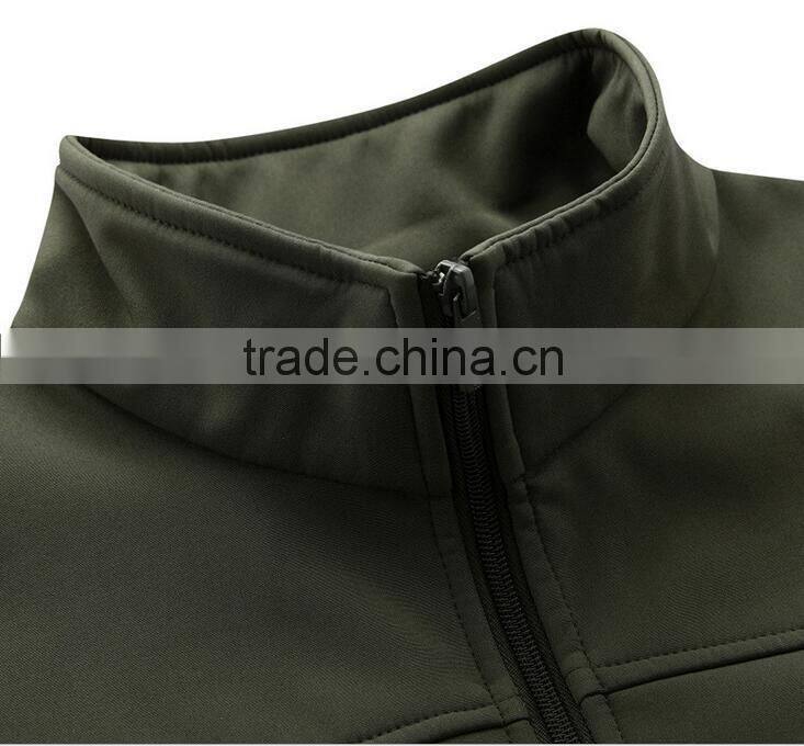 100% polyester soft shell jacket outer shell jacket wholesale