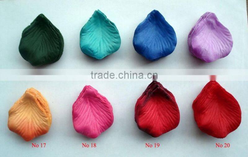 Gold silk rose petals, rose petals, wedding rose petals