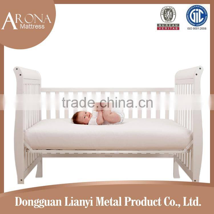 ventilate comfort environmental protection natural color cotton latex crib baby mattress