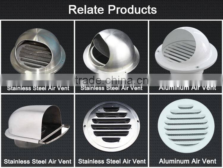 Hvac waterproof stainless steel air vent cowl cover