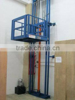 China Hydraulic Lead Rail Lift Platform Electric lift China Outdoor lift