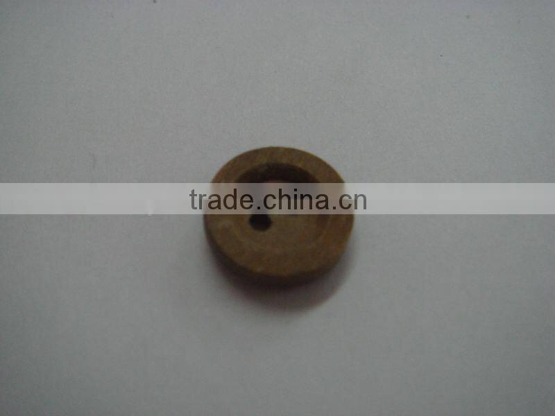 11mm natural 2 holes wooden button 2014 hot sale
