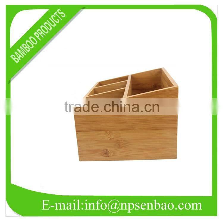 New wholesale bamboo storage box for sundries