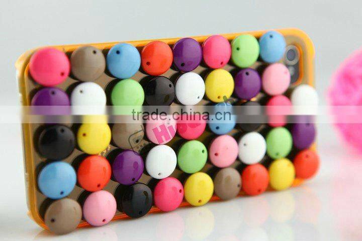 chocolate bean plastic back cover case for apple iphone 4 4S 4G
