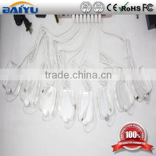 Multichannel 8 ports mobile phone security display stand