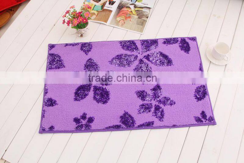 2015 New design 3D chenile bath mat 3 sets/printed mat 3sets/memory foam bath mat 3sets