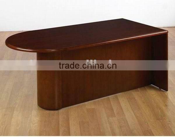 Cherry P-shaped office desk SON-41R