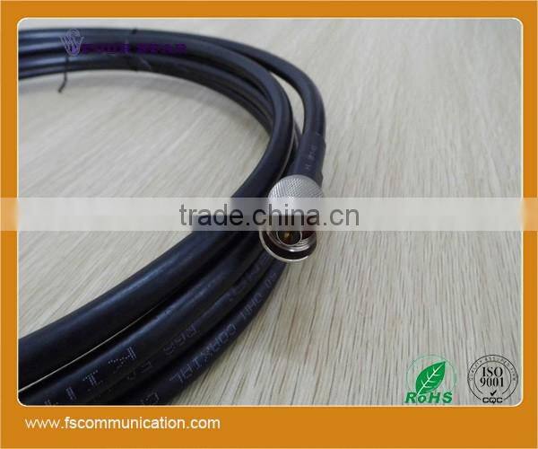 RG8 Cable Assembly with N Male Crimp Connectors