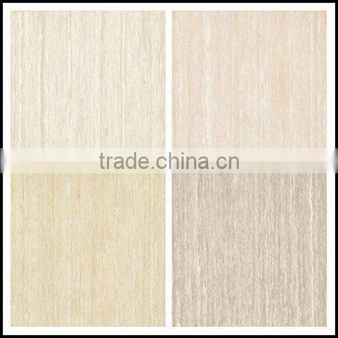 NO. DPT6065 Cream color polished porcelain wood design floor tiles