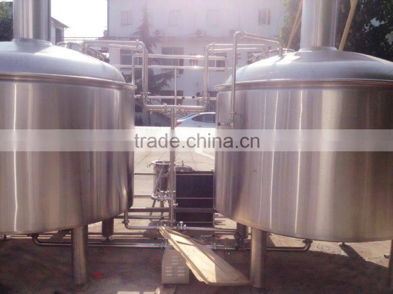 Shandong RJ 5000 liters stainless beer brewing device,large alcohol brewery equipment,industrial beer plant for sale