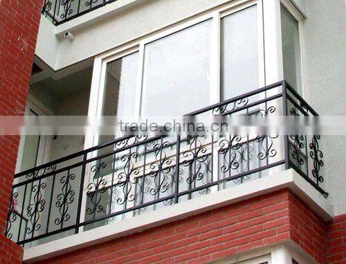 2014 top-selling forged iron balcony railing