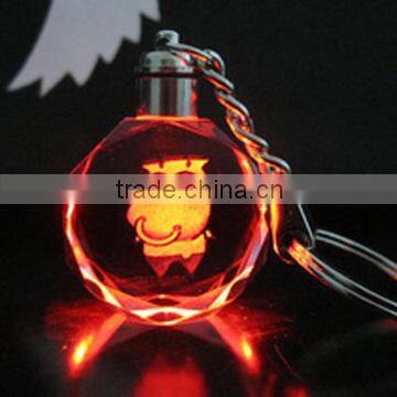 2015 popular beautiful crystal key chain