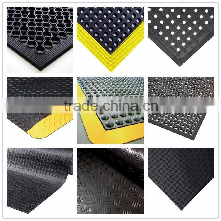 Best sales cheap price commercial/industrial used interlocking cheap industry rubber floor mat