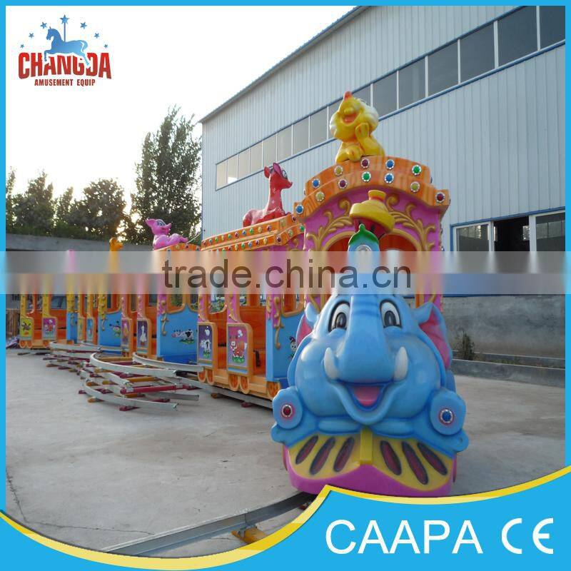 China Produced kiddie amusement rides train in park with good Price & good Quality