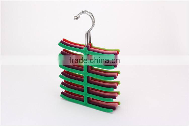 Standby Velvet Flocked Tie Organizers Gentlemen Custom Suit hangers