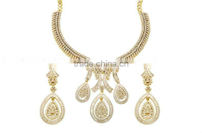 Yellow Gold Diamond Necklace