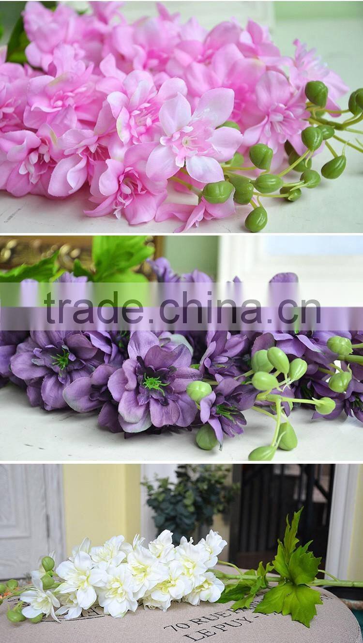 flower fabric delphinium artificial delphinium