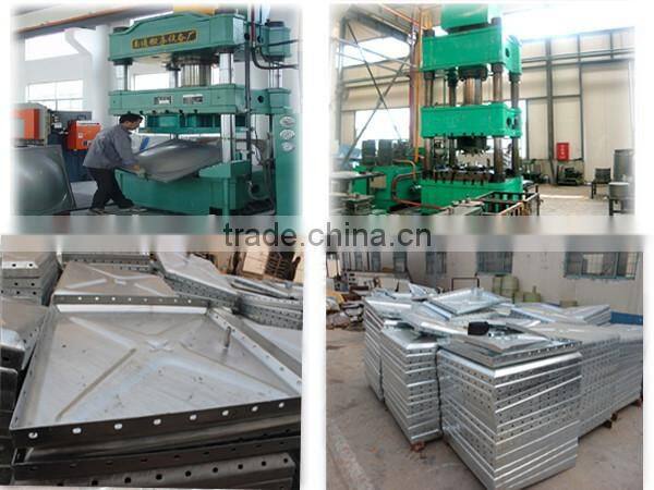 China manufacture high quality pressure galvanized steel water tanks