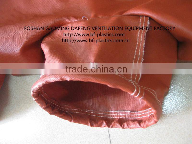 800Celsius layflat ventilation reducing heater duct in red